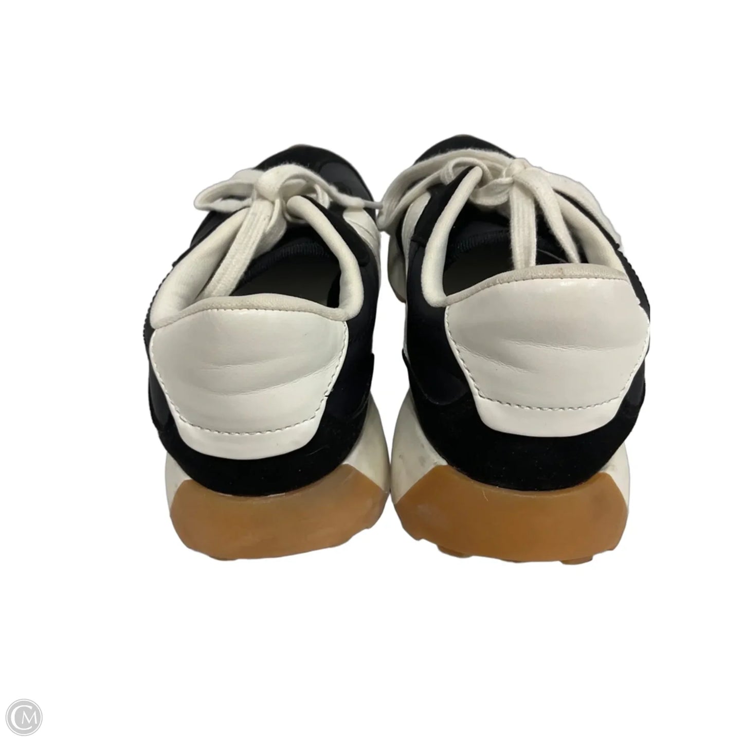 Shoes Athletic By Steve Madden In Black & Cream, Size: 8