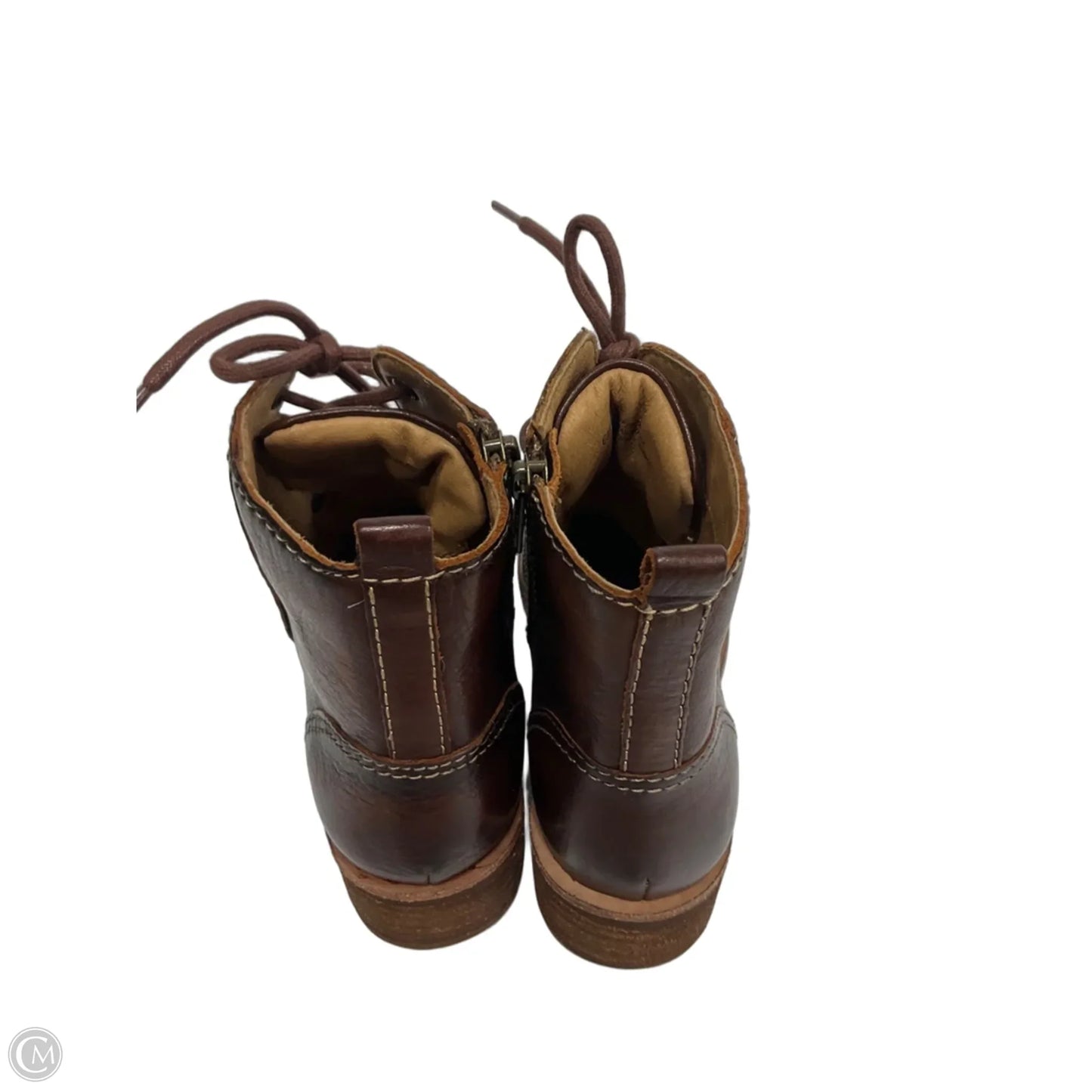 Boots Ankle Flats By Sofft In Brown, Size: 6