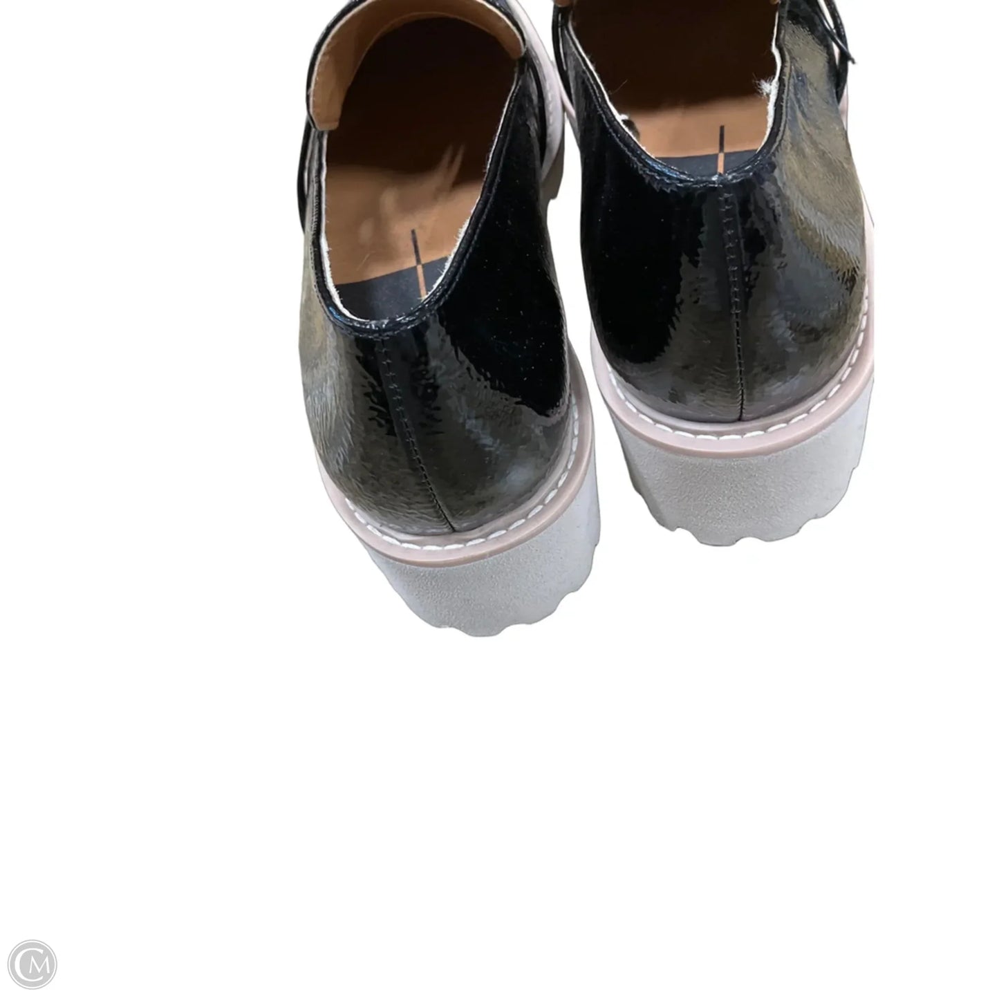 Shoes Heels Wedge By Dolce Vita In Black & Cream, Size: 9.5