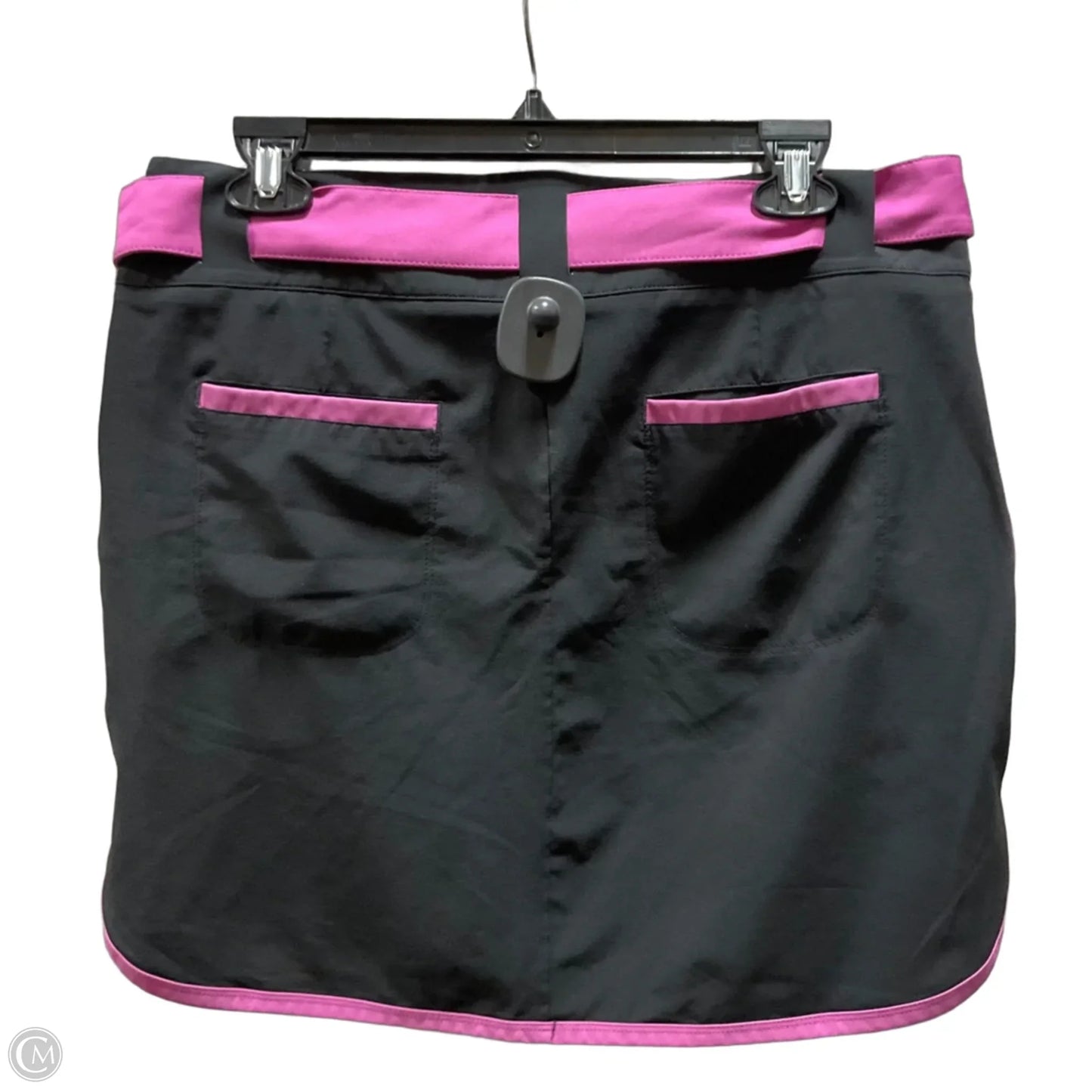 Athletic Skirt By Nike In Black & Pink, Size: M