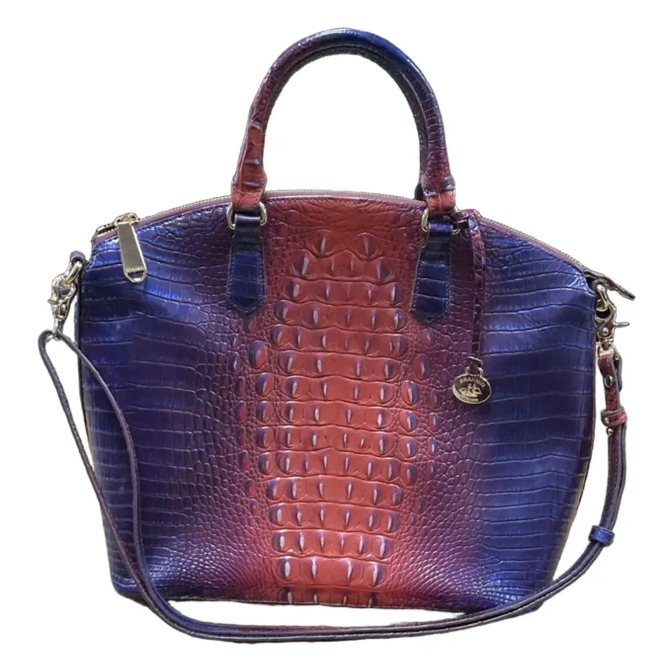 Handbag Designer By Brahmin, Size: Large