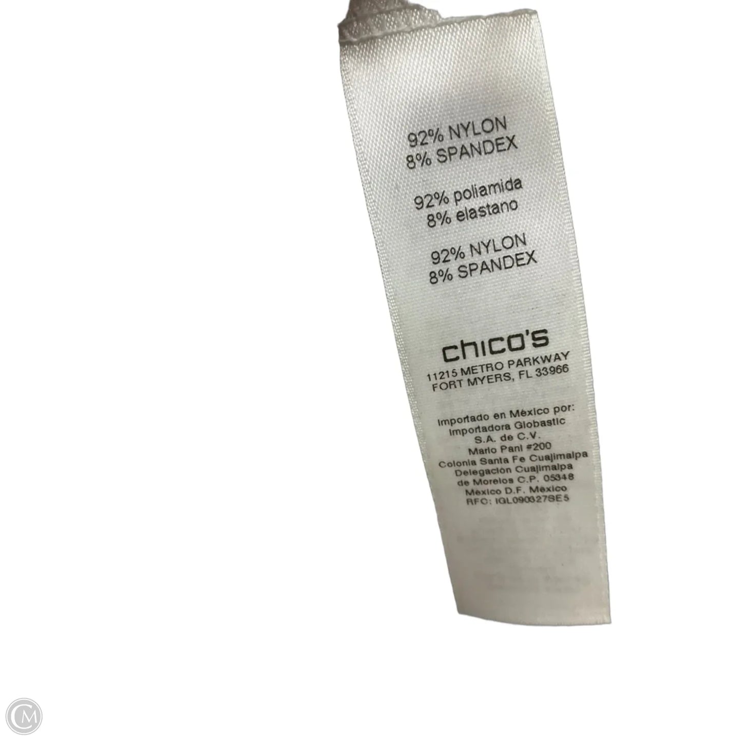 Top Sleeveless By Chicos In White, Size: Xl