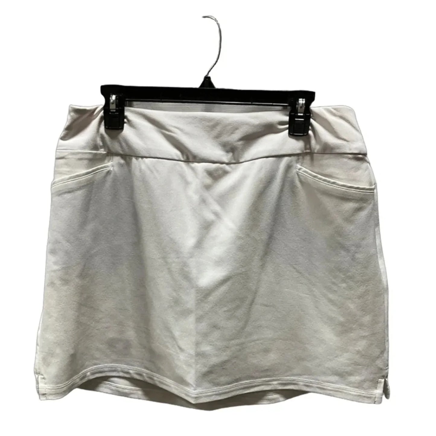Athletic Skort By Adidas In White, Size: L