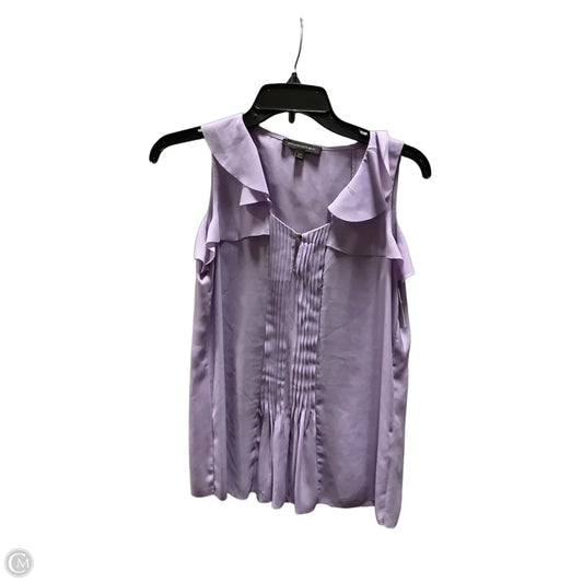 Top Sleeveless By Banana Republic In Purple, Size: Xs