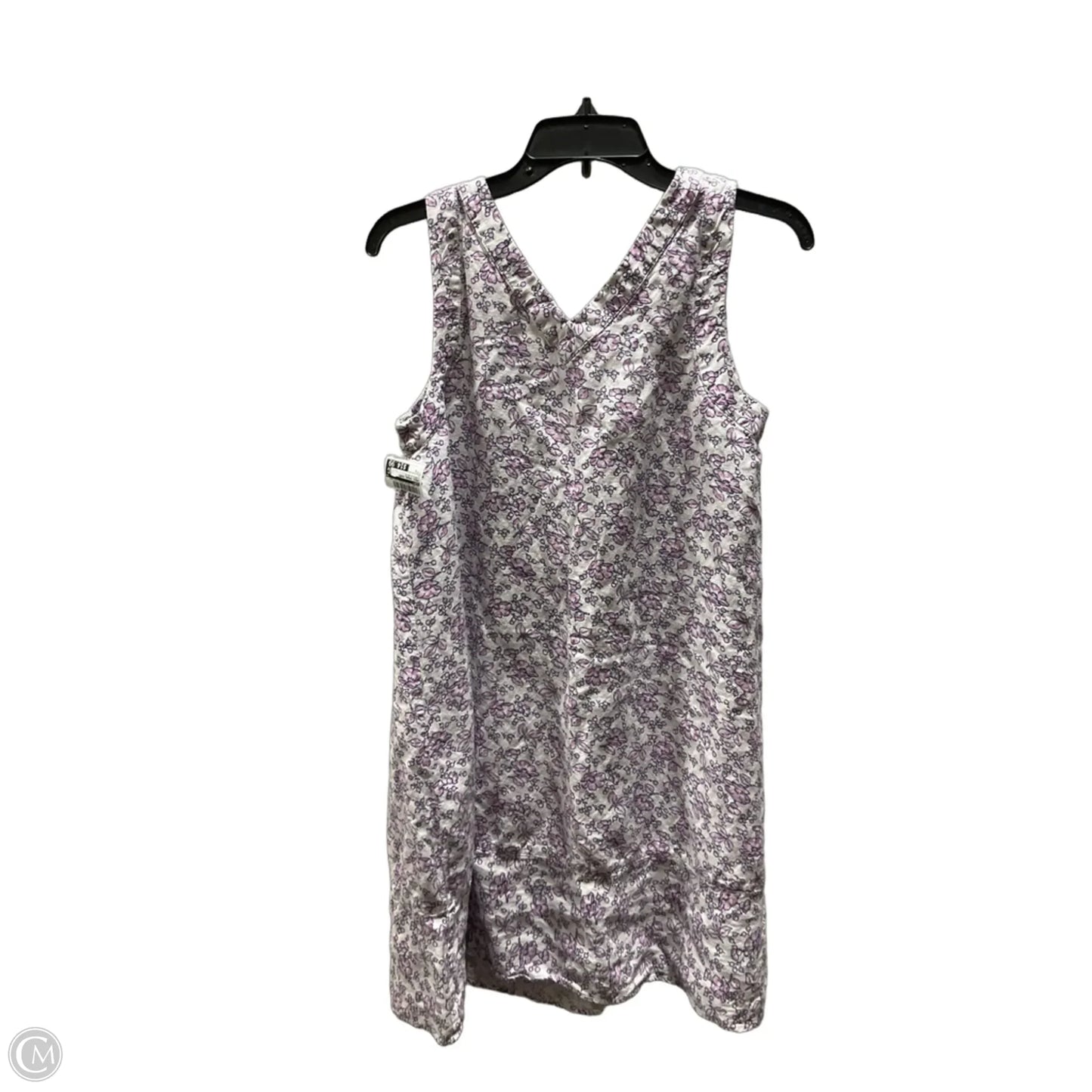 Dress Casual Short By Loft In Purple & White, Size: S