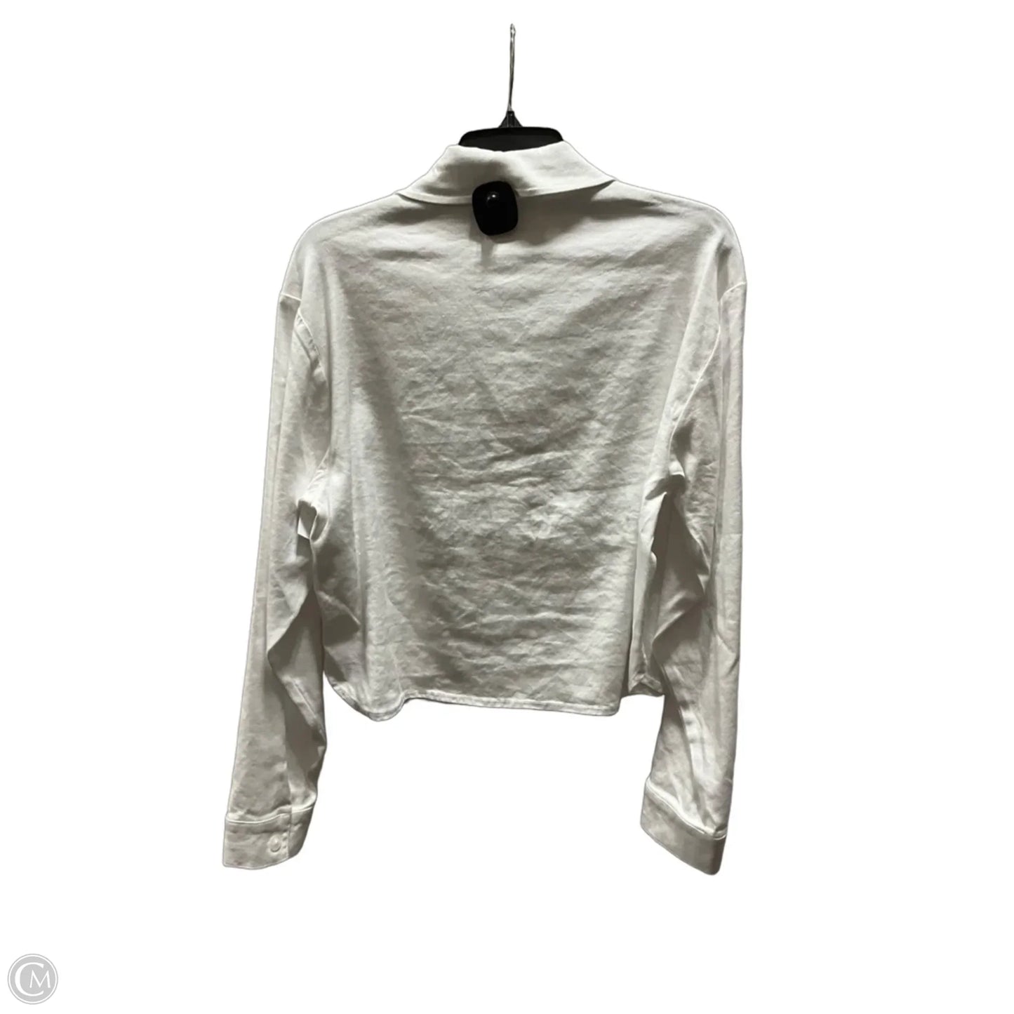 Blouse Long Sleeve By Level 99 In White, Size: M