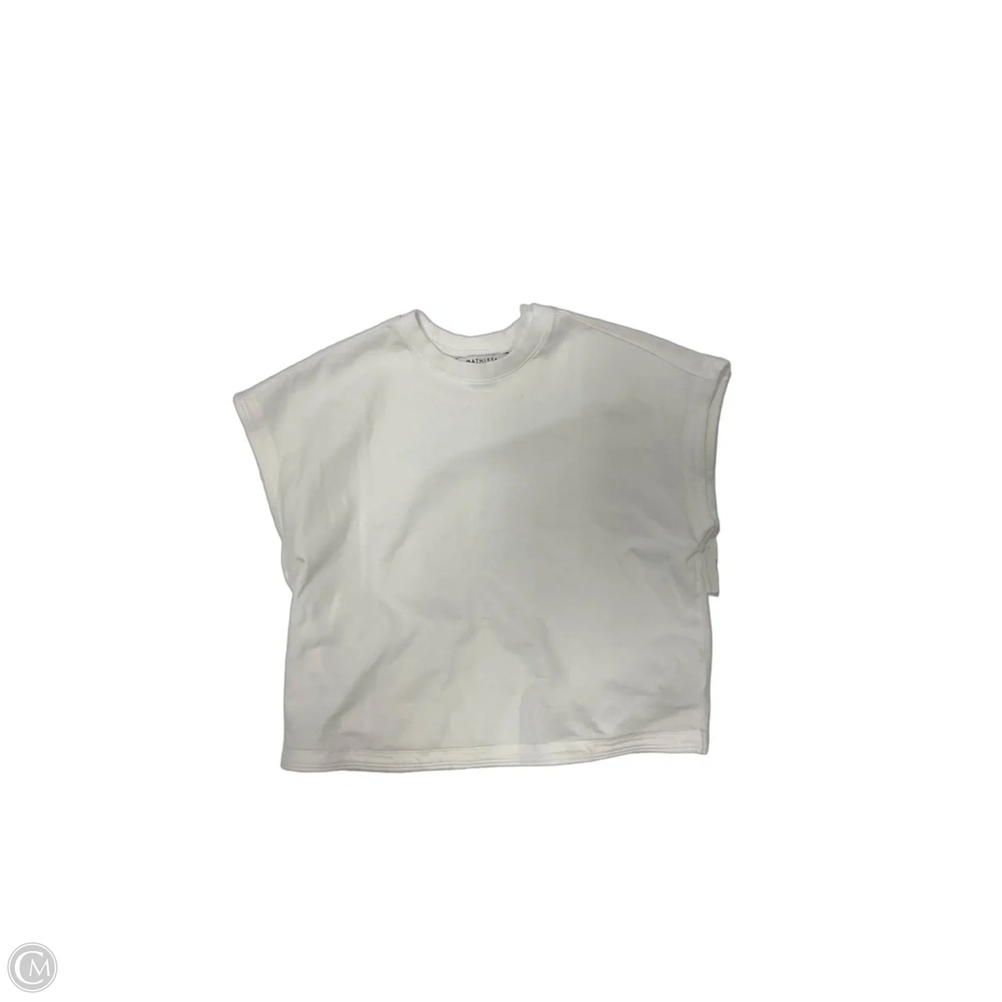 Top Sleeveless By Athleta In White, Size: S