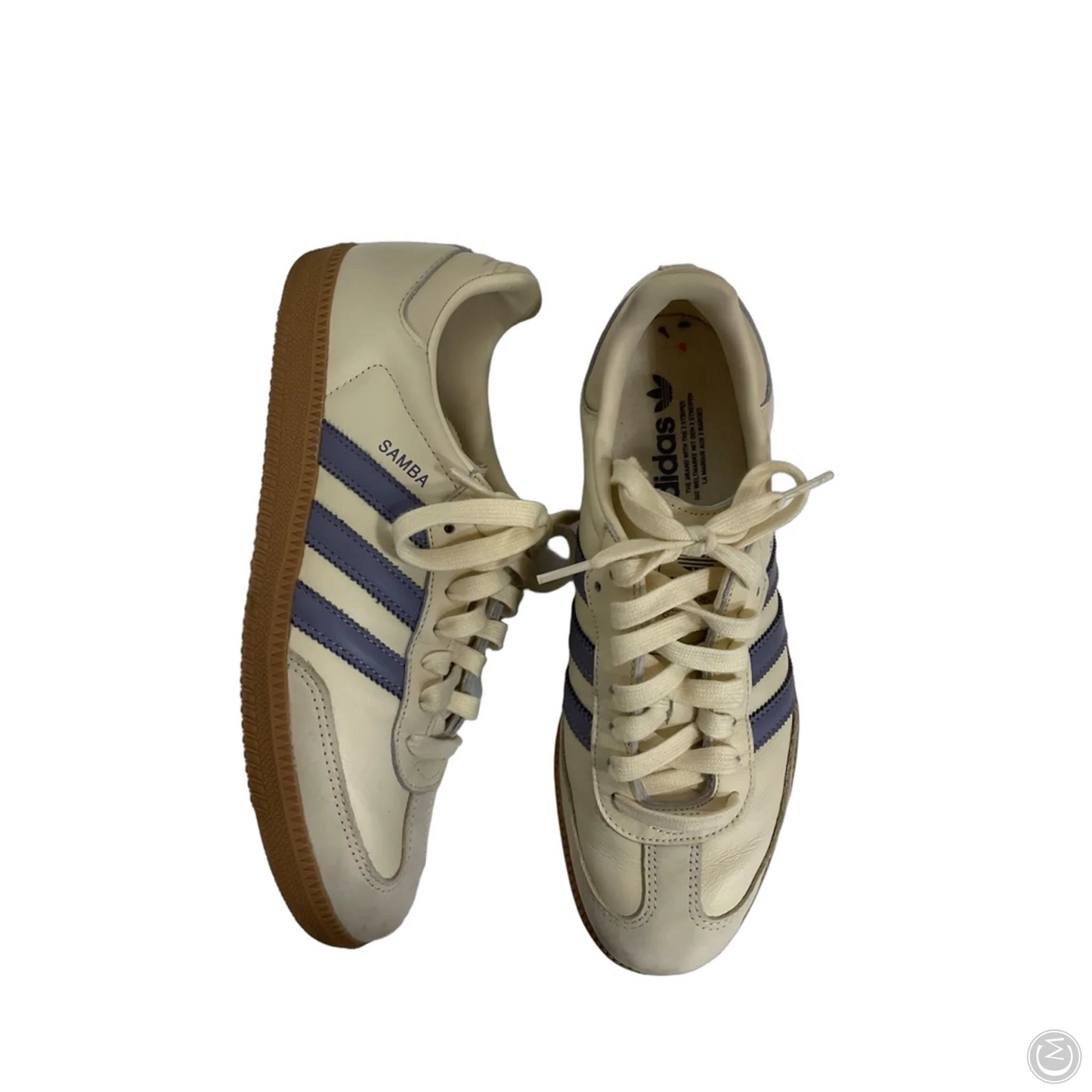 Shoes Athletic By Adidas In Blue & Cream, Size: 9