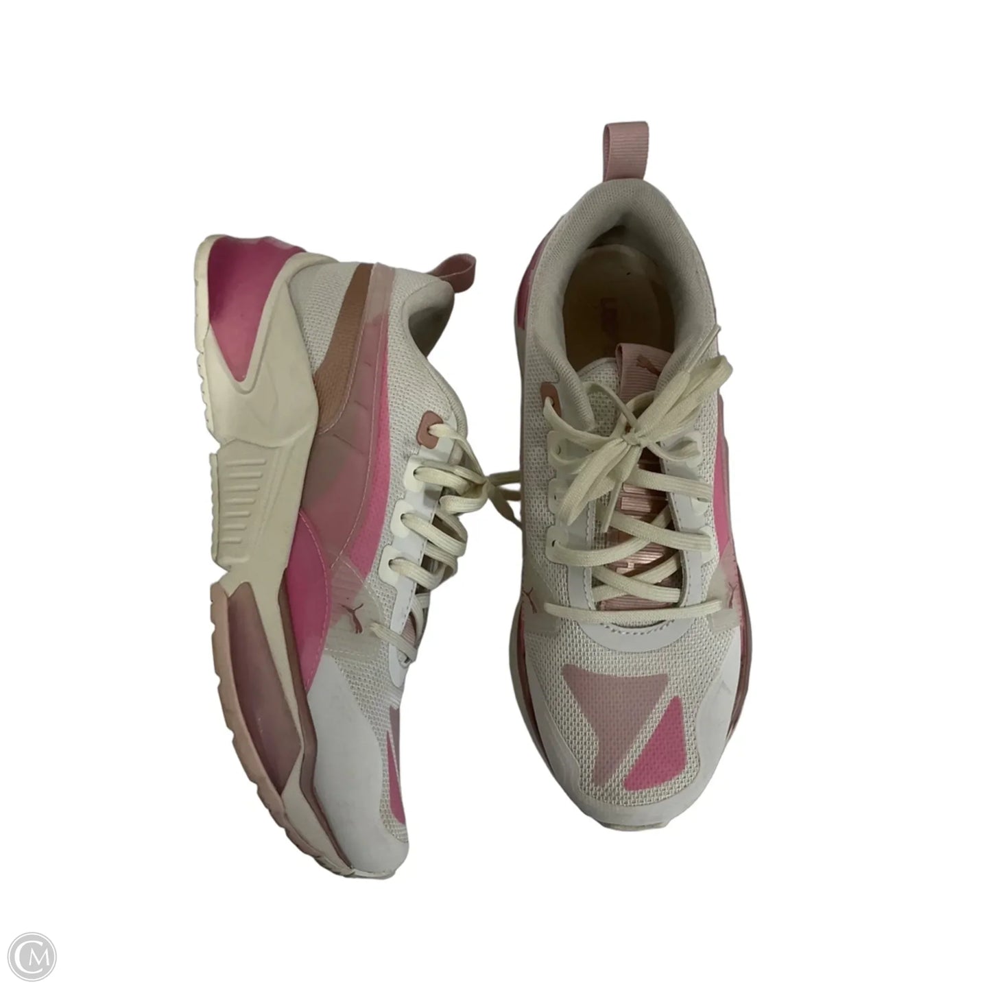 Shoes Athletic By Puma In Pink & White, Size: 9