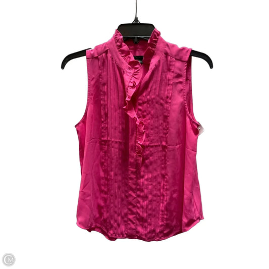 Top Sleeveless By Ann Taylor In Pink, Size: Xs