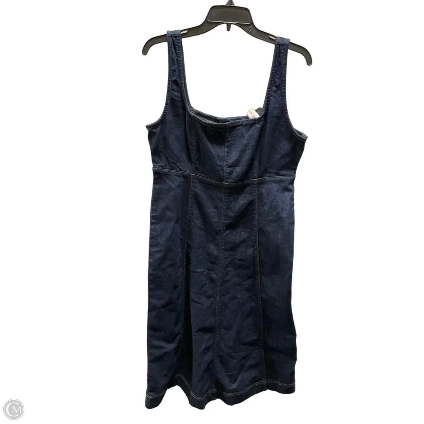 Dress Casual Midi By Old Navy In Blue, Size: M