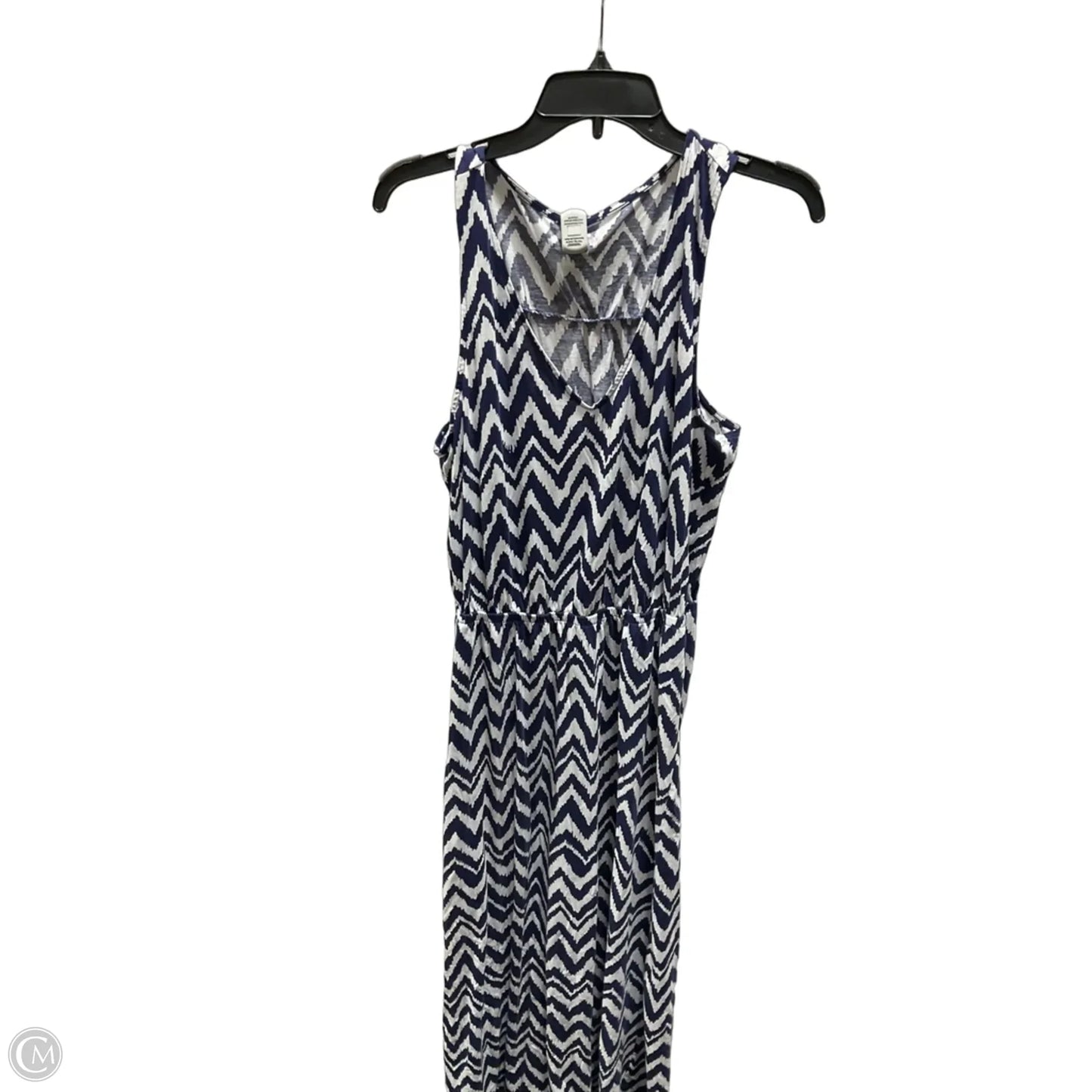 Dress Casual Maxi By Lilly Pulitzer In Blue Red & White, Size: L