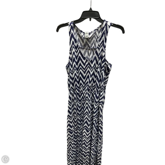 Dress Casual Maxi By Lilly Pulitzer In Blue Red & White, Size: L