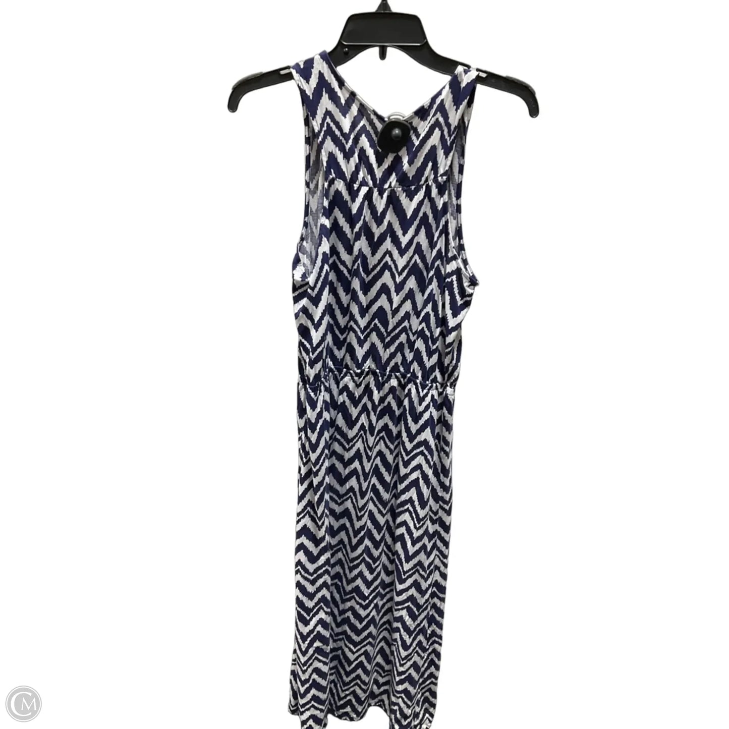 Dress Casual Maxi By Lilly Pulitzer In Blue Red & White, Size: L