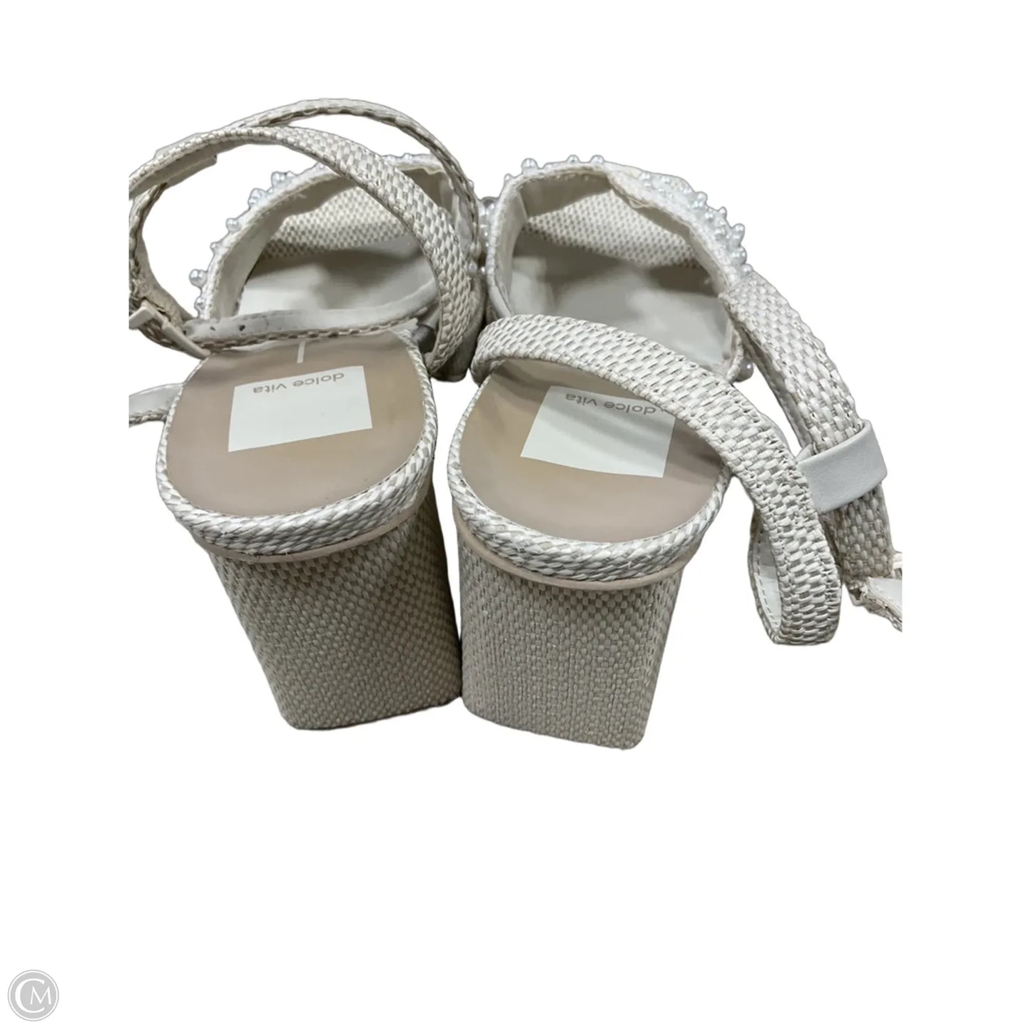 Shoes Heels Block By Dolce Vita In Cream, Size: 8.5