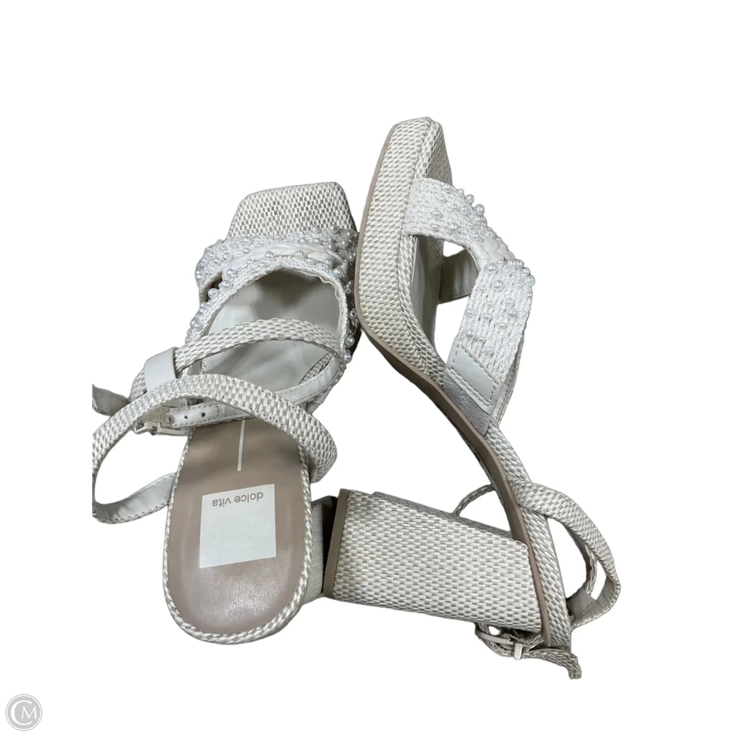 Shoes Heels Block By Dolce Vita In Cream, Size: 8.5