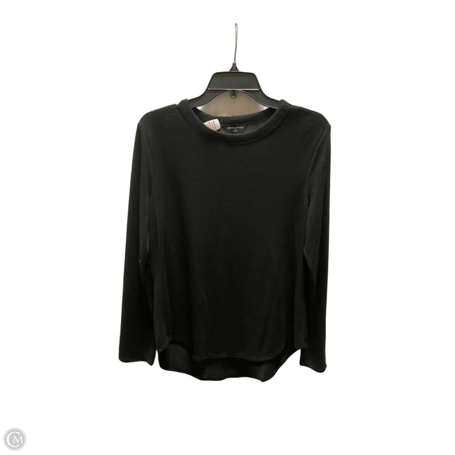 Top Long Sleeve By Banana Republic In Black, Size: L