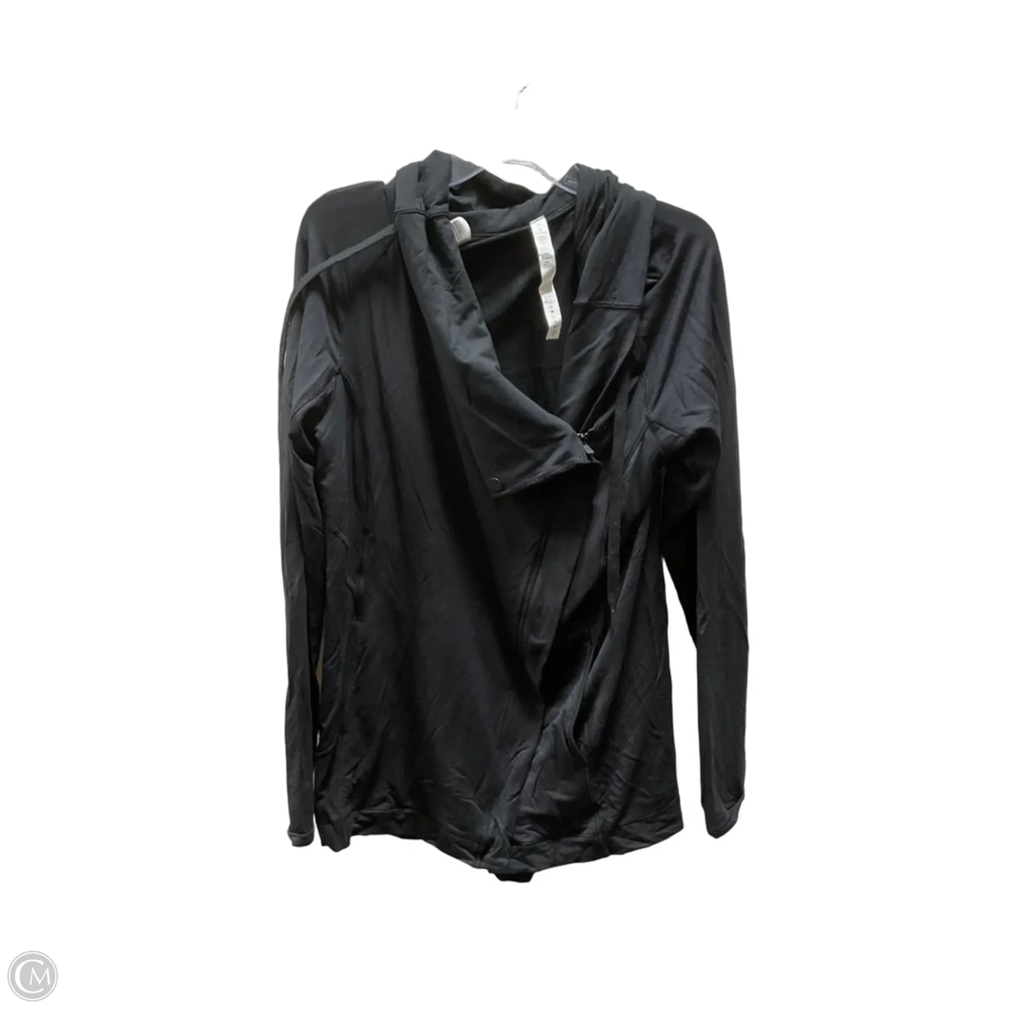 Athletic Jacket By Lululemon In Black, Size: 10