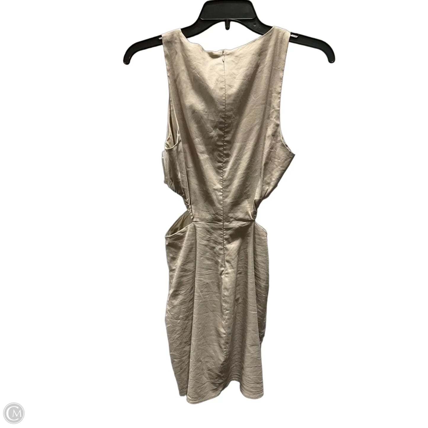 Dress Casual Midi By Zara In Beige, Size: S
