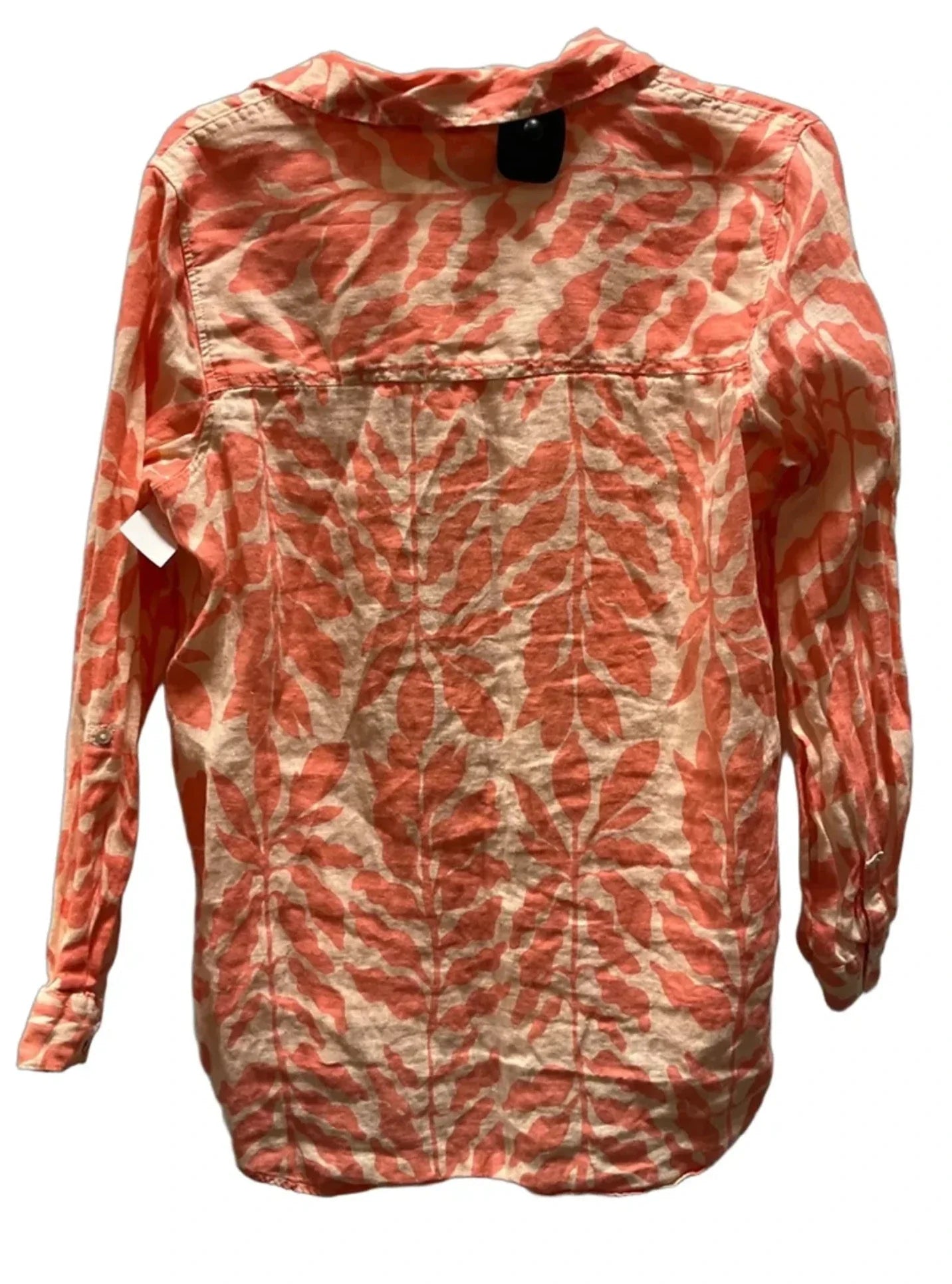 Blouse Long Sleeve By Rachel Zoe In Orange, Size: M