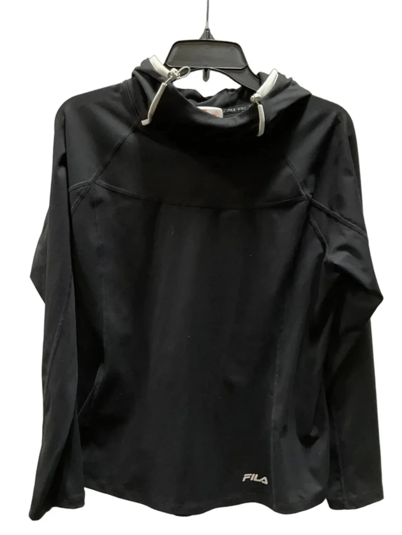 Athletic Jacket By Fila In Black, Size: M