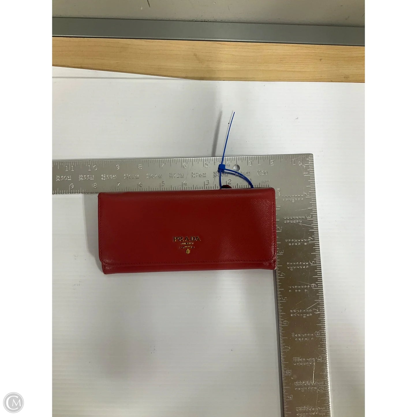Wallet Luxury Designer By Prada, Size: Large