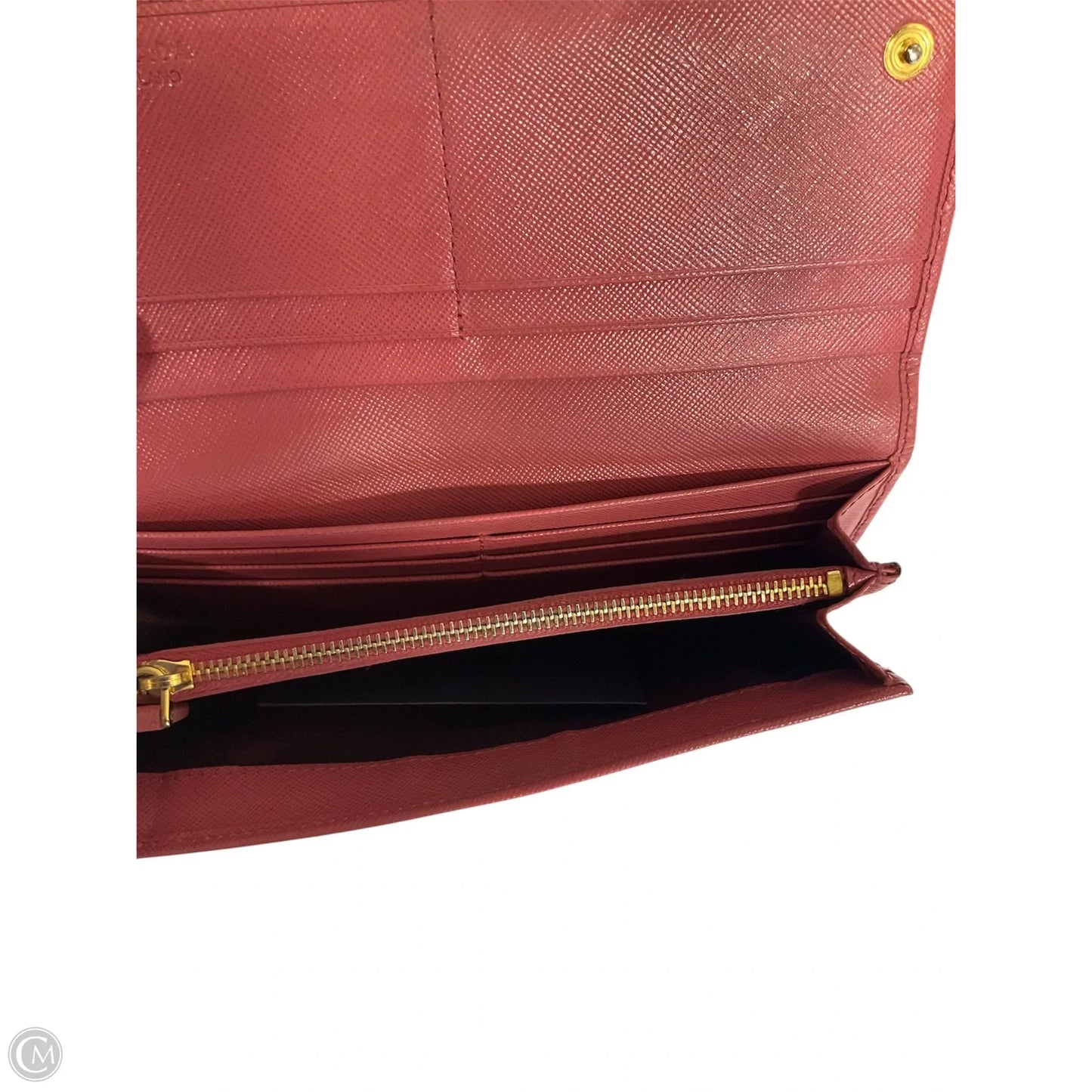 Wallet Luxury Designer By Prada, Size: Large
