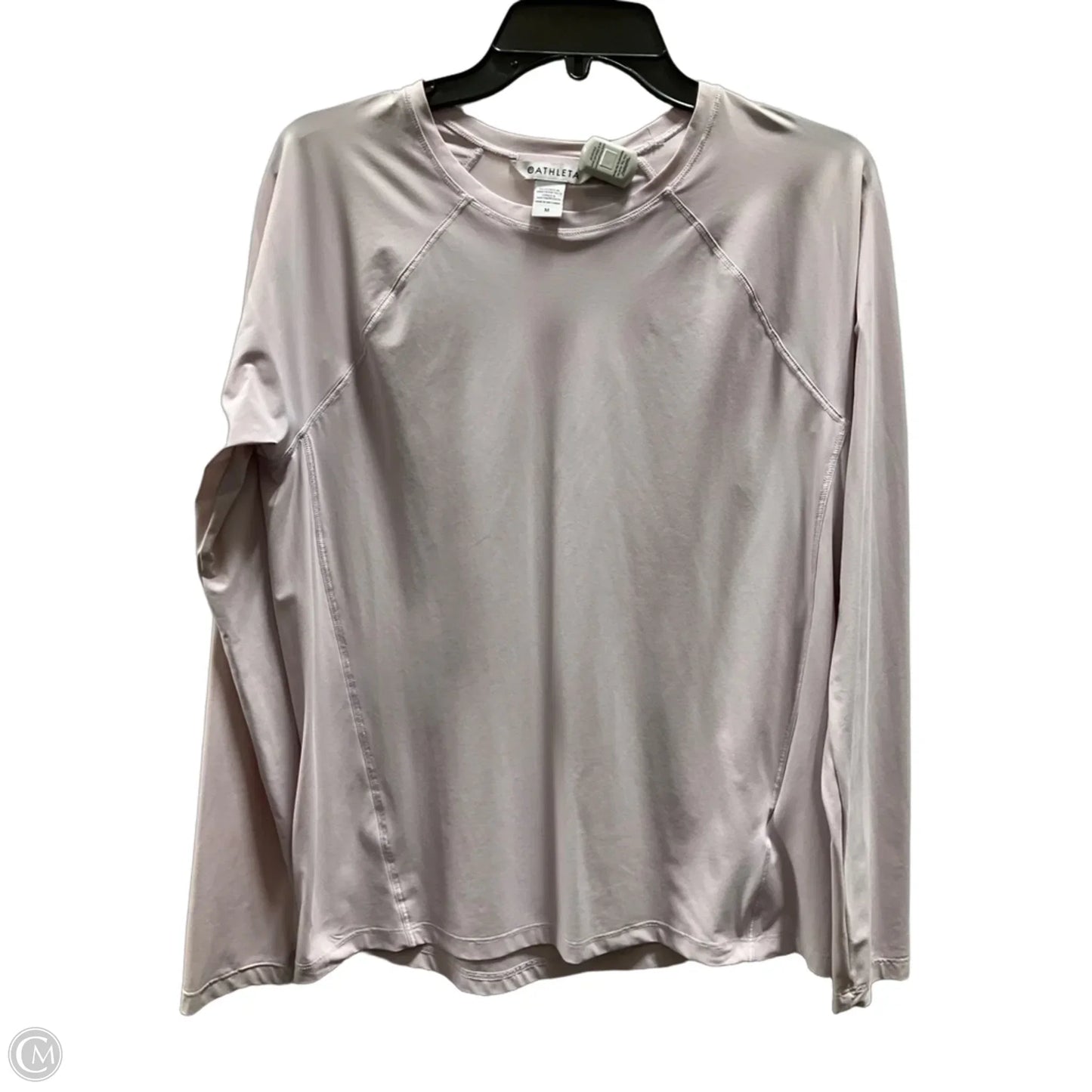 Athletic Top Short Sleeve By Athleta In Purple, Size: M
