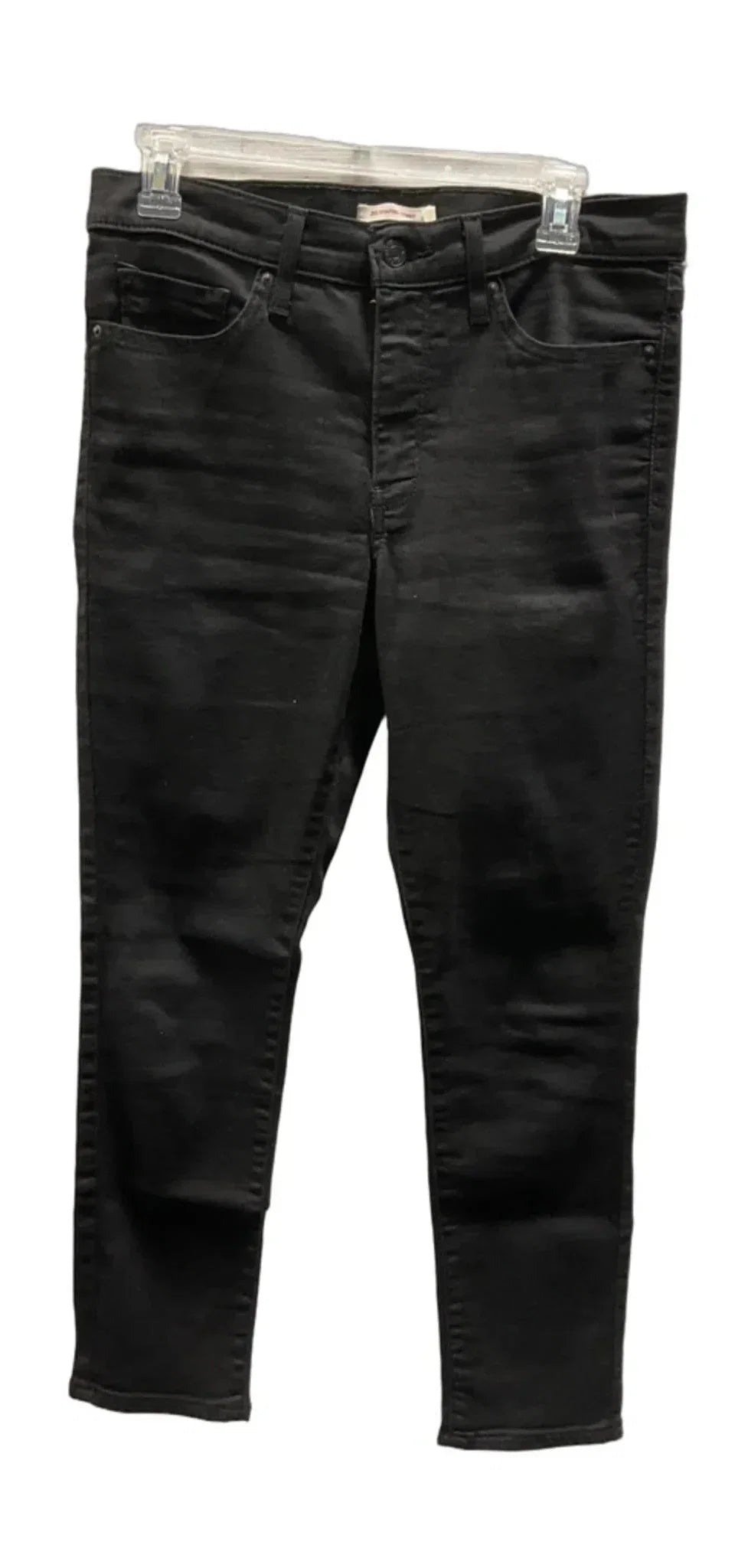 Jeans Skinny By Levis In Black, Size: 8