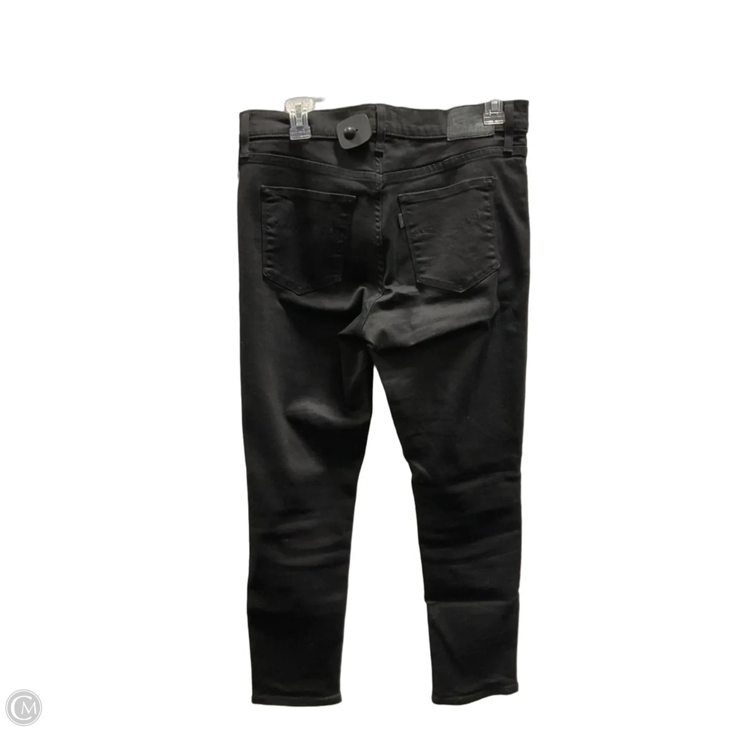 Jeans Skinny By Levis In Black, Size: 8