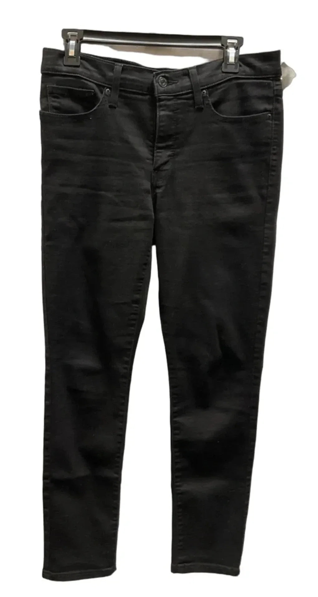 Jeans Skinny By Levis In Black, Size: 8