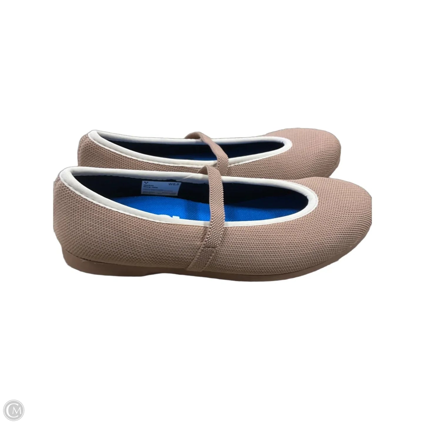Shoes Flats By Cmb In Cream & Tan, Size: 6.5