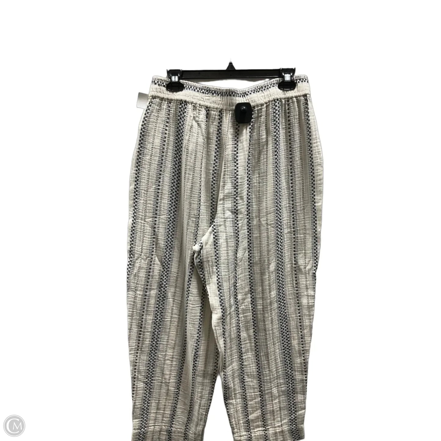 Pants Lounge By Madewell In Cream & Grey, Size: M