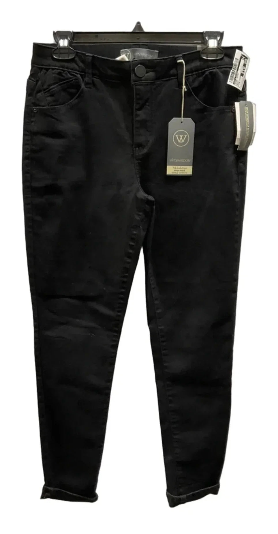 Jeans Skinny By Wit & Wisdom In Black, Size: 6