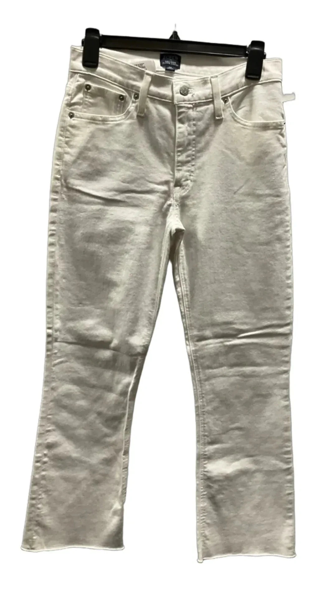 Jeans Flared By J. Crew In White, Size: 6
