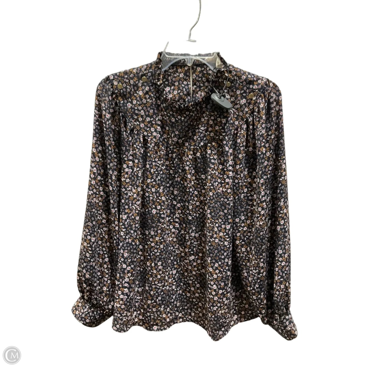 Top Long Sleeve By Loft In Blue, Size: L