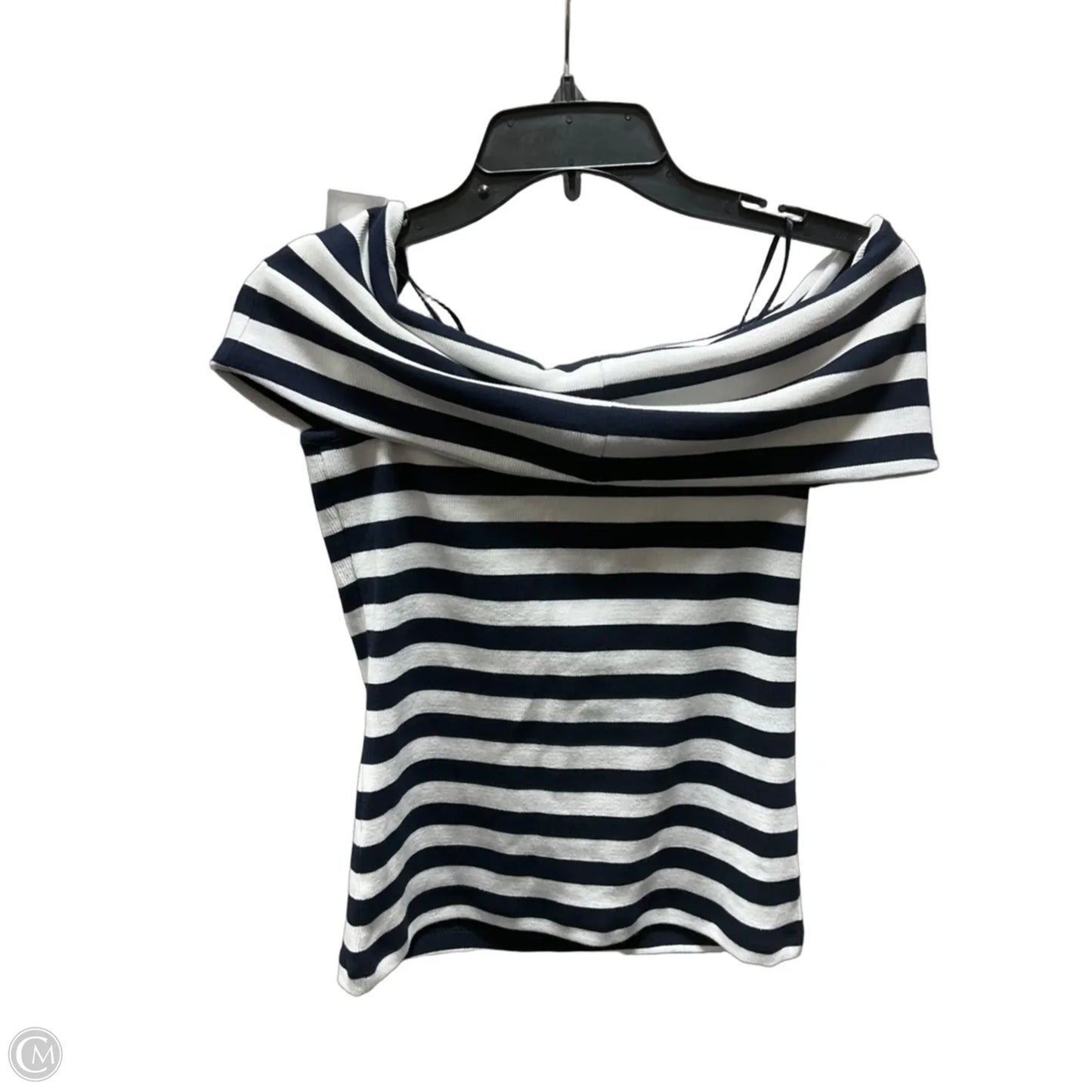 Top Sleeveless By Banana Republic In Striped Pattern, Size: S