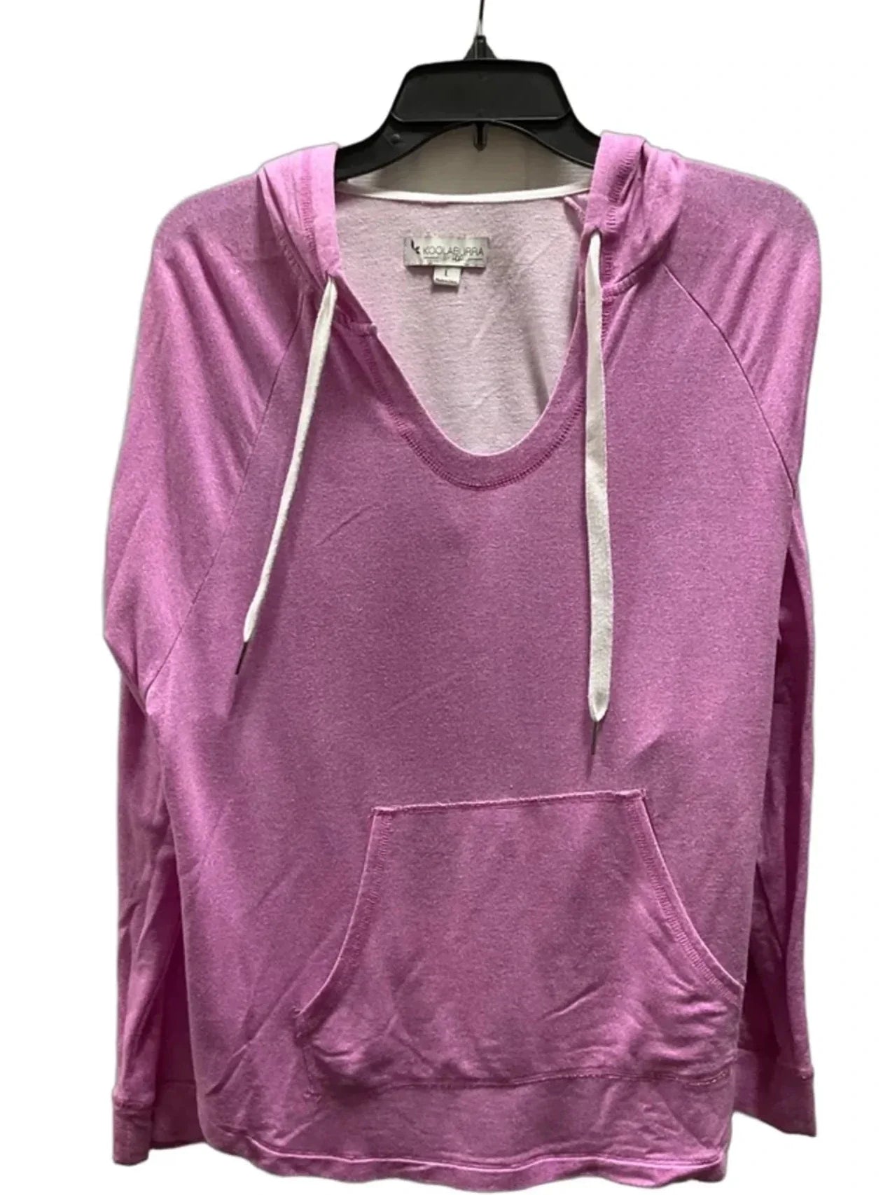 Athletic Sweatshirt Hoodie By Koolaburra By Ugg In Pink, Size: L