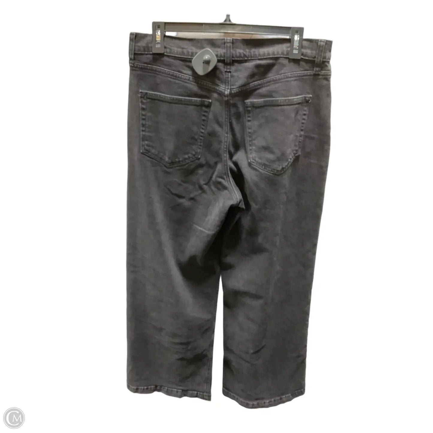 Jeans Wide Leg By Gap In Black, Size: 10