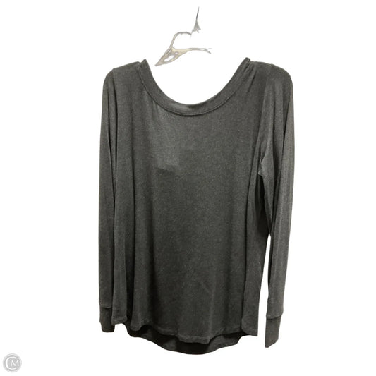 Top Long Sleeve By Cabi In Grey, Size: M