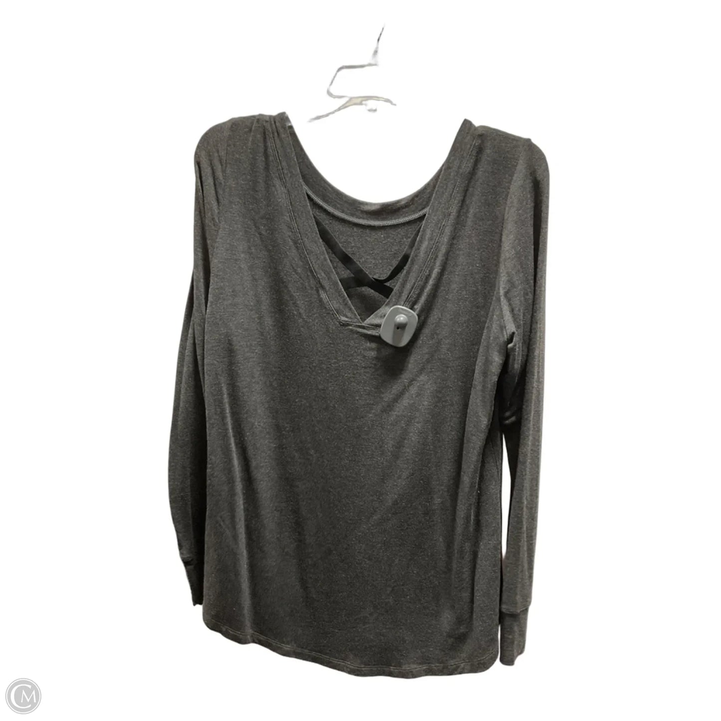Top Long Sleeve By Cabi In Grey, Size: M
