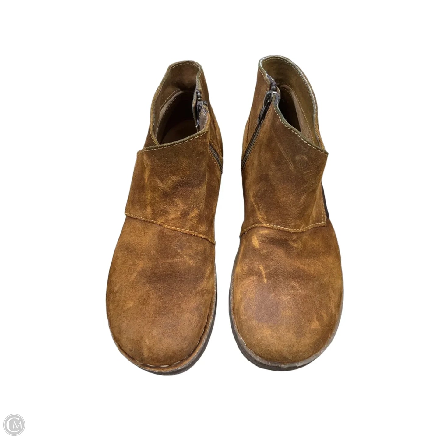Boots Ankle Flats By Born In Brown, Size: 8.5