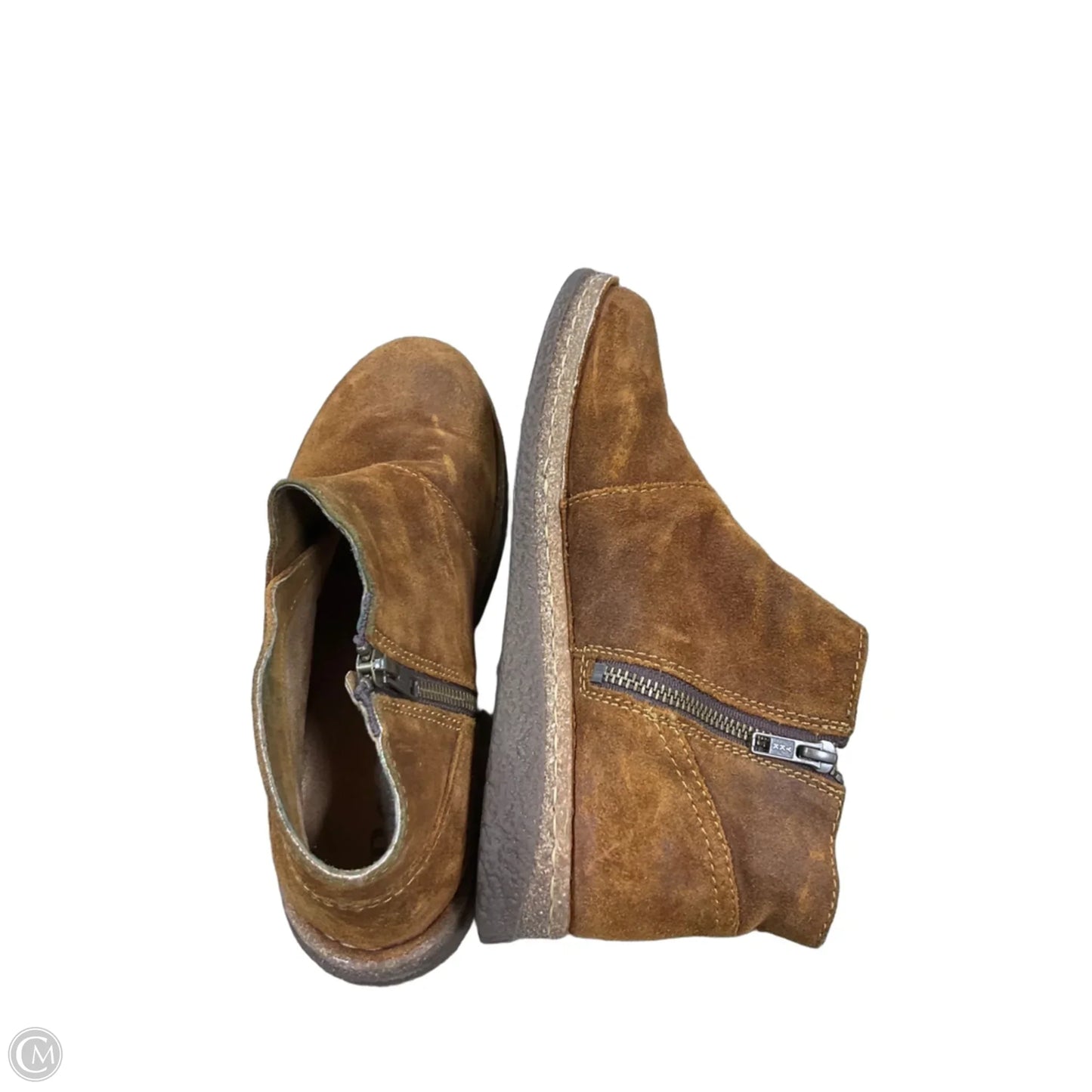 Boots Ankle Flats By Born In Brown, Size: 8.5