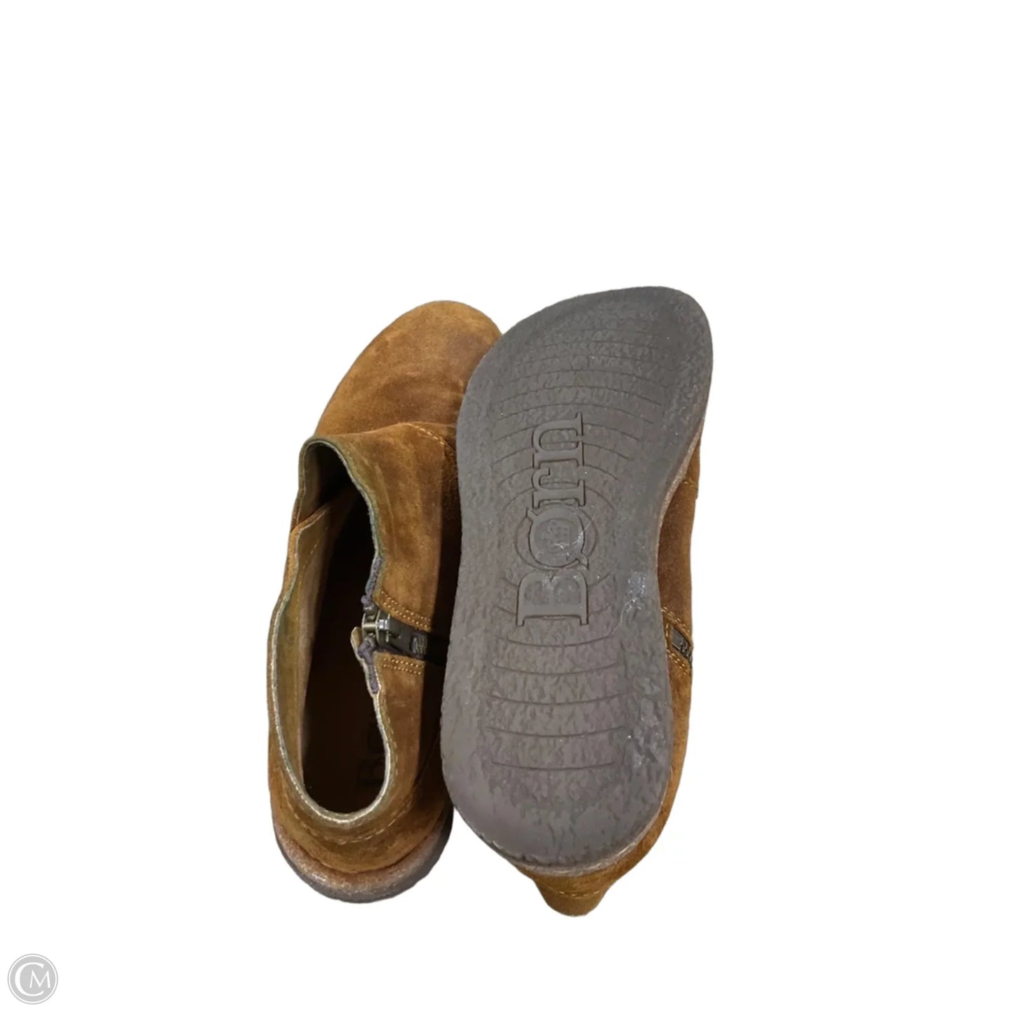 Boots Ankle Flats By Born In Brown, Size: 8.5