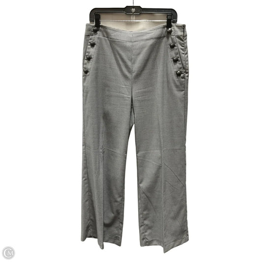 Pants Dress By Loft In Black & Cream, Size: 8