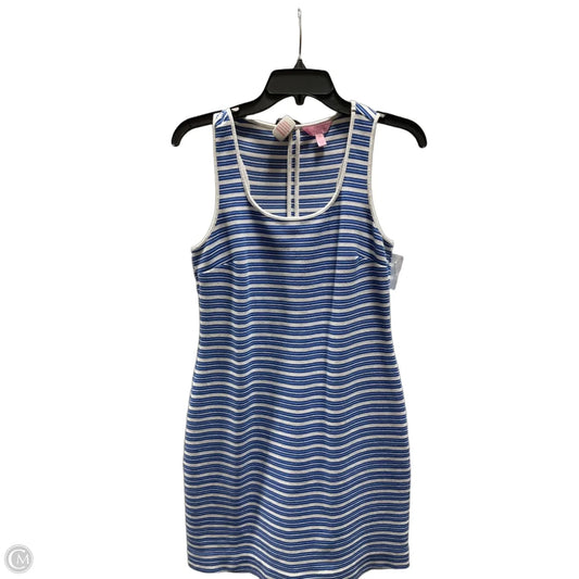 Dress Designer By Lilly Pulitzer In Blue & White, Size: M