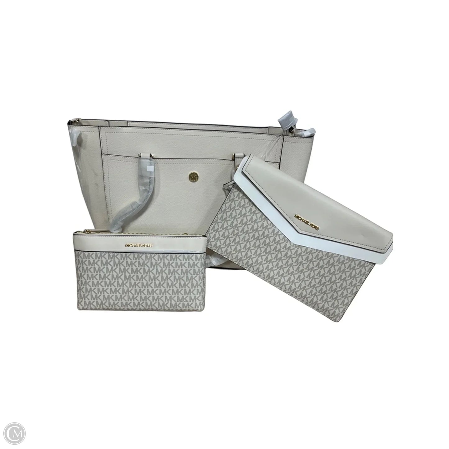 Handbag Leather By Michael By Michael Kors, Size: Large