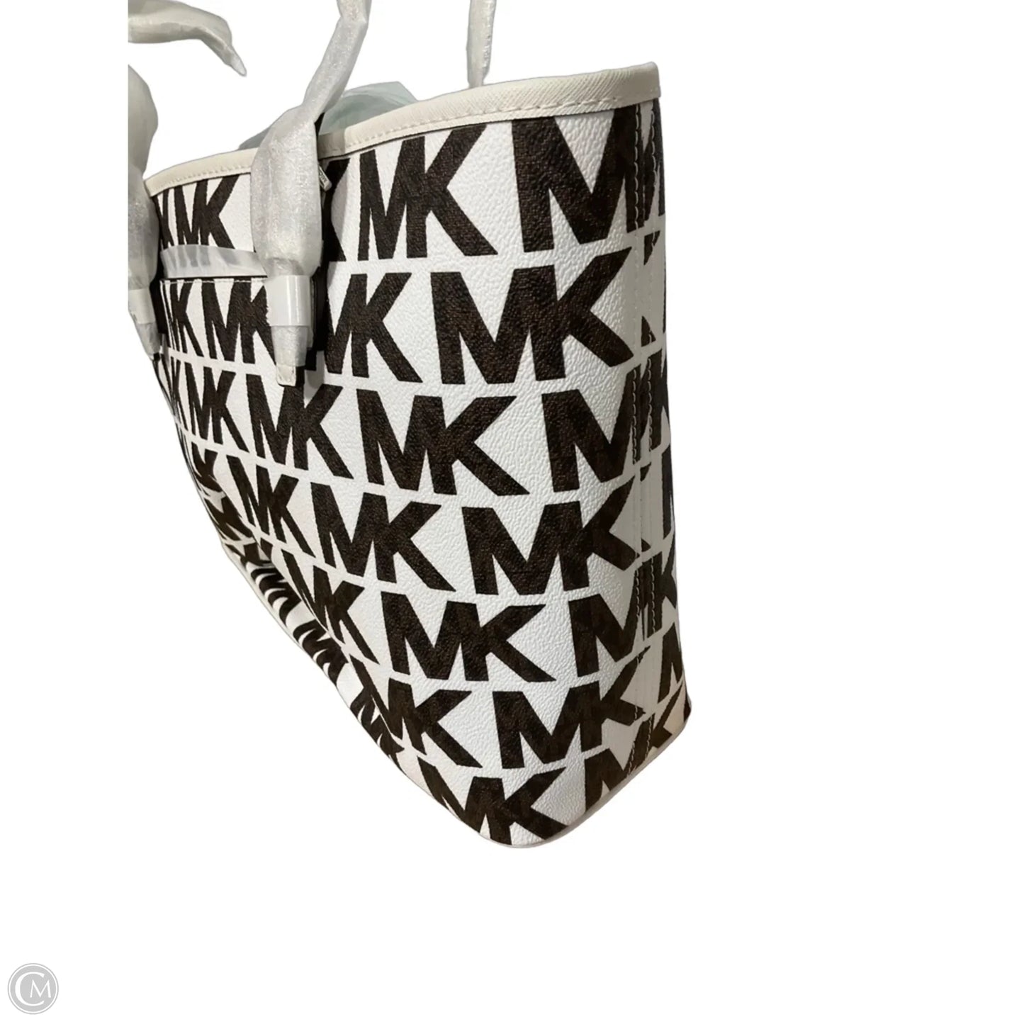 Handbag Leather By Michael By Michael Kors, Size: Large AS IS