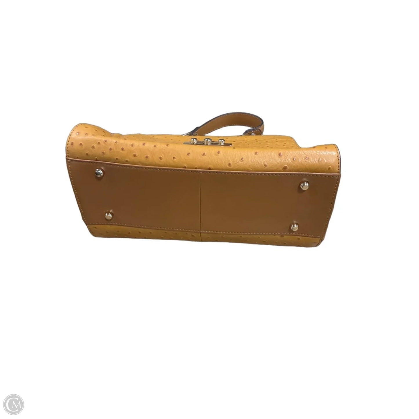 Handbag Leather By Cma, Size: Large
