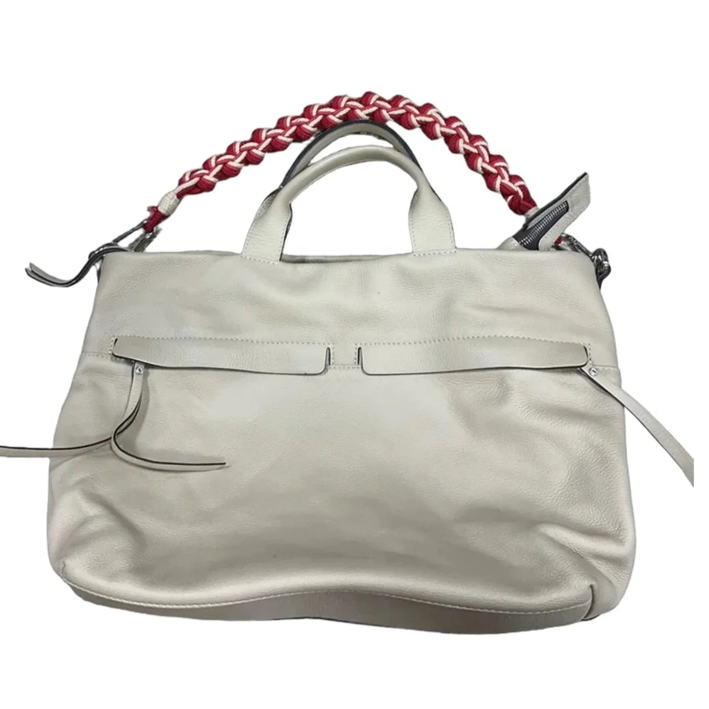 Handbag Leather By Cmf, Size: Medium